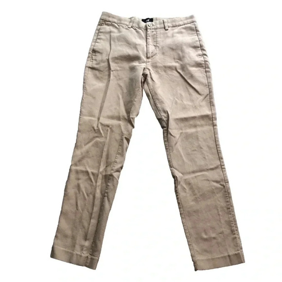 H&M Khaki Skinny Jeans Ankle Crop Womens Size 32R - Picture 1 of 11